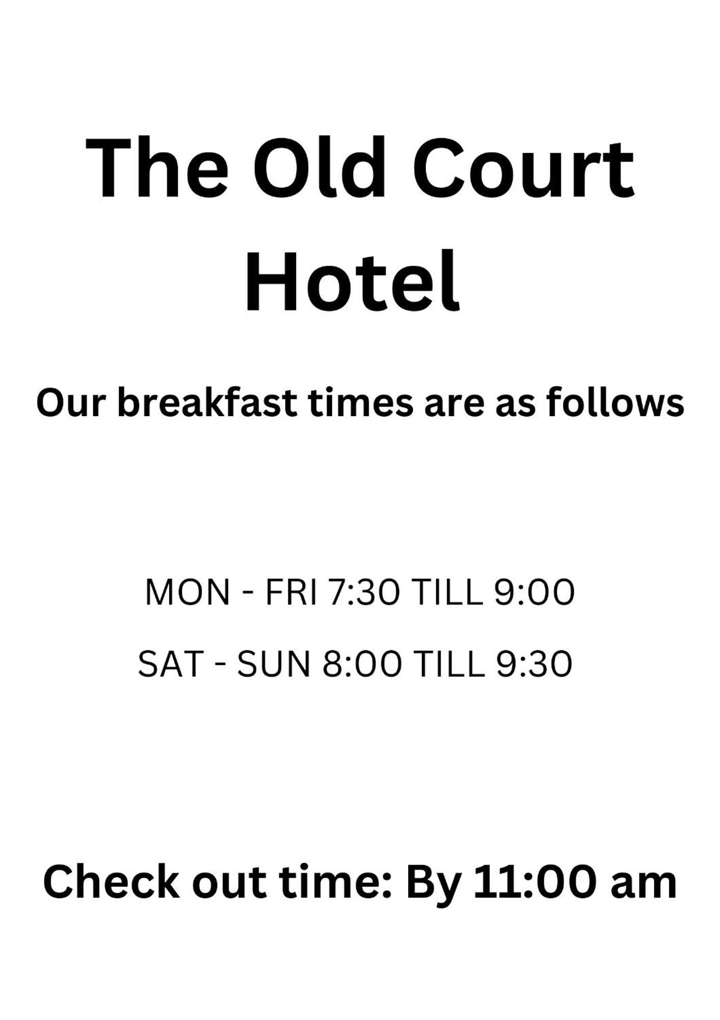 The Old Court Hotel Уитни Экстерьер фото